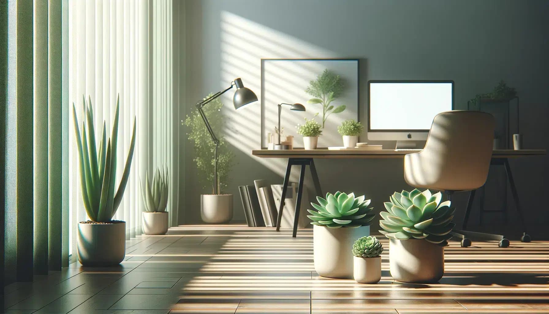 Suculentas no Escritório: Produtividade Verde