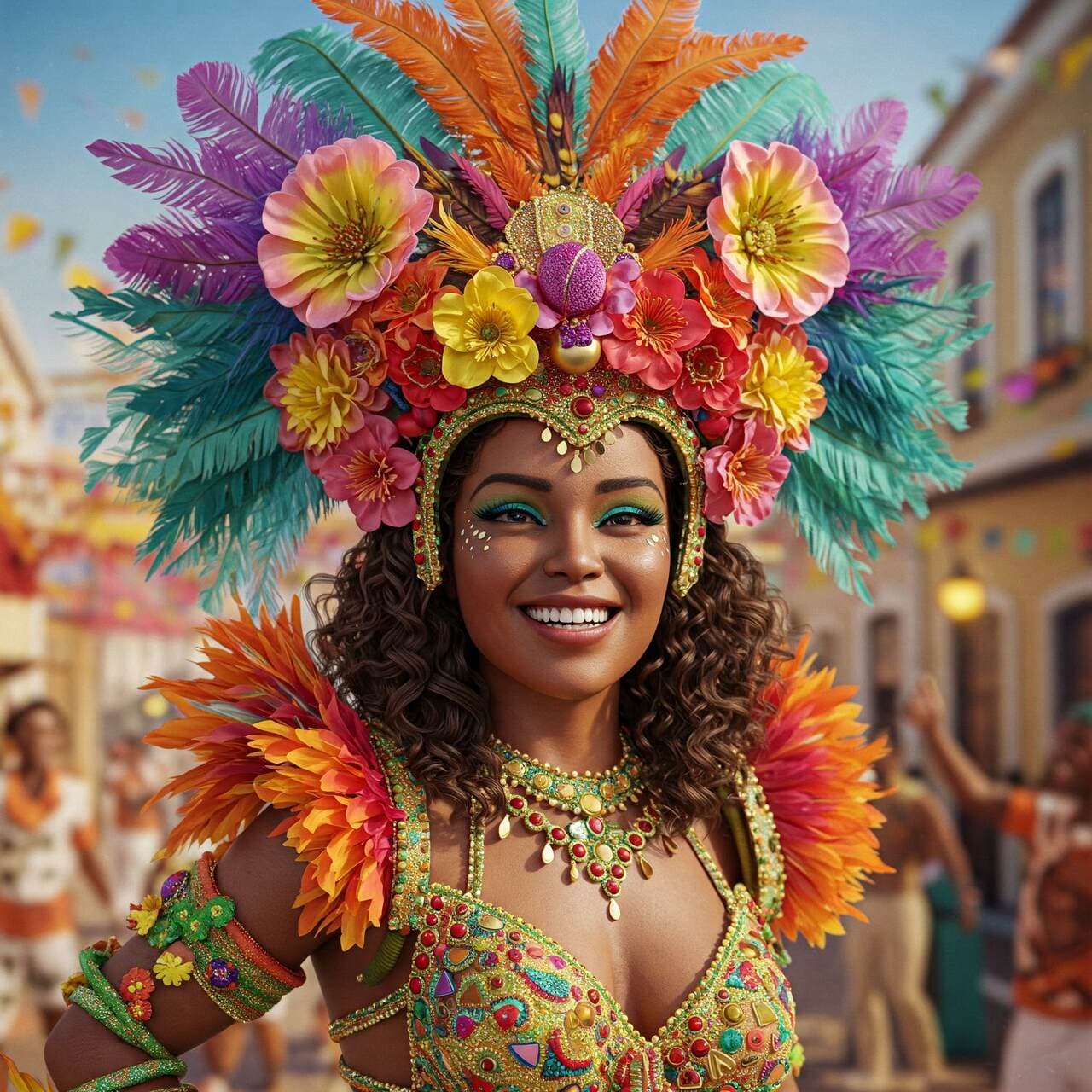 Flores Tropicais: A Cara do Carnaval Brasileiro